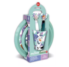 SET INFANTIL - Frozen (plato, vaso y cubiertos) - comprar online