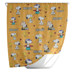 CORTINA DE BANO - Snoopy - comprar online