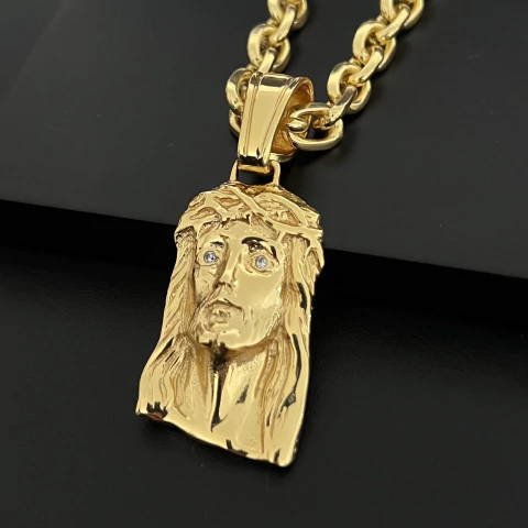 PINGENTE JESUS CRISTO G - 2,5 x 4 - comprar online