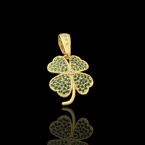 PINGENTE TREVO MENOR - 2,3x2,6CM