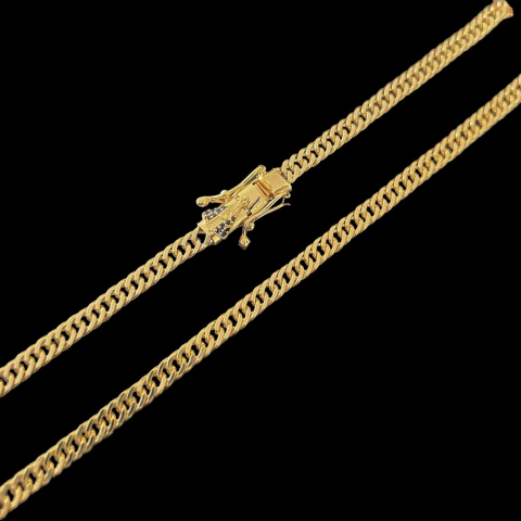 CORRENTE GRUMET DUPLA 4,5MM - FECHO N.SENHORA