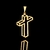 CORRENTE CARTIE 2MM + PINGENTE CRUZ 3D 2,5X2CM na internet