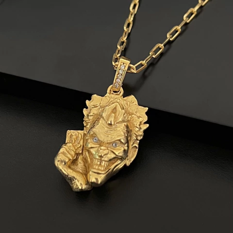 PINGENTE FACE CORINGA - 3x4cm - comprar online