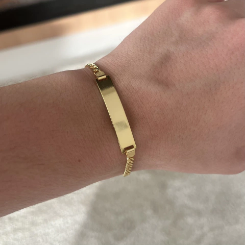 PULSEIRA DE CHAPA PERSONALIZÁVEL GRUMET 3MM