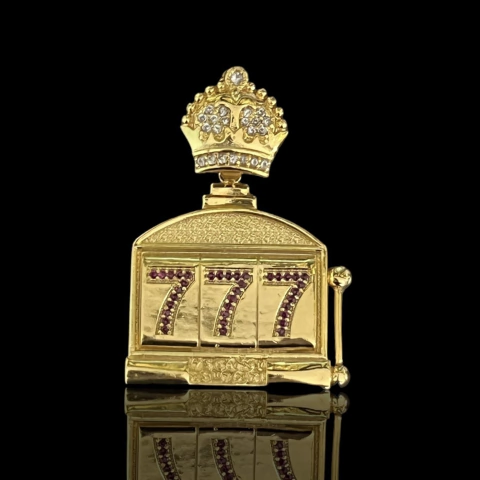 PINGENTE CASSINO 777 - 5x4CM