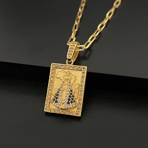 PINGENTE N.SENHORA SANTUÁRIO MENOR - 2,4X1,9CM - comprar online