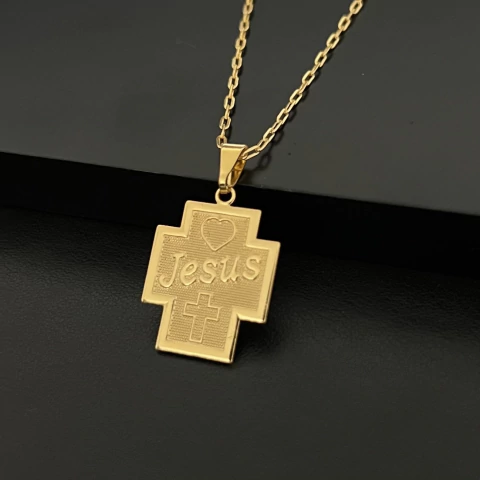 PINGENTE PLACA CORAÇÃO JESUS 2,5x2 - comprar online