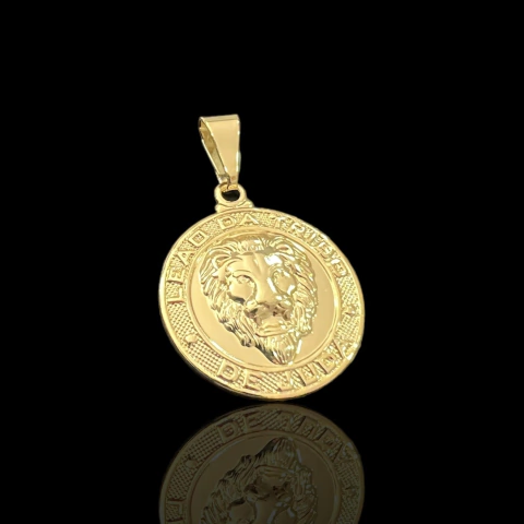 PINGENTE PLAQUINHA LEÃO DE JUDÁ - 2CM