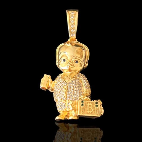 PINGENTE CHEFINHO - 4,5 x 2,5 CM