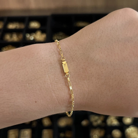 PULSEIRA ELO LONGO 2MM - FECHO GAVETA