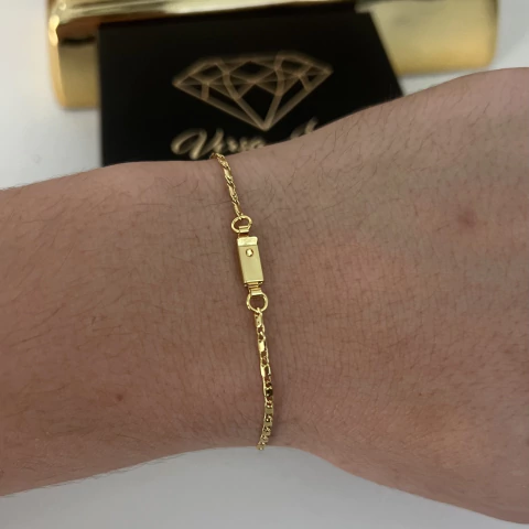 PULSEIRA PIASTRINI 2MM - FECHO GAVETA - comprar online