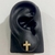 CRUZ 2 CRAVEJADA COM PEDRAS ZIRCÔNIAS 0,9X1,1CM - comprar online