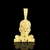 PINGENTE BUSTO CORINGA 4D 3,5x3,7CM