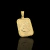 PINGENTE MOLDURA DETALHES C/ FACE DE CRISTO - 2x2,3CM