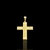PINGENTE CRUZ ESCRITA JESUS 2,3x2,8CM