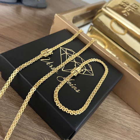 CADEADO DUPLO 4MM + PULSEIRA - comprar online