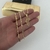 CORRENTE PIASTRINI 2,5MM + PINGENTE CRUZ 3D 2,5x2CM