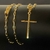 CORRENTE CARTIE 2MM + PINGENTE CRUZ LISA - 1,6x2,5CM - comprar online