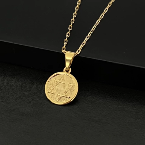 PINGENTE ESTRELA DE DAVI REDONDA PP - 1,2x1,2CM - comprar online