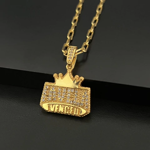 PINGENTE FAVELA VENCEU MENOR - 3,5x3CM - comprar online