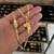 CORRENTE 3 POR 1 - 4,5MM + PINGENTE CRUZ C/ CRISTO VAZADO 2,2X3,5CM - comprar online