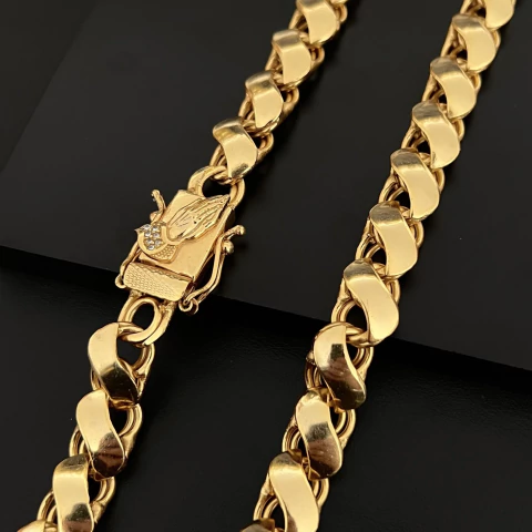 CORRENTE FRISO S 12MM - FECHO MÃO REZANDO