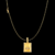 CORRENTE CARTIE 2MM + PLACA N.SENHORA CRAVEJADA 2,5X2CM