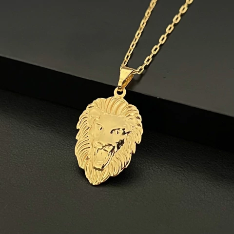 PINGENTE FACE LEÃO - 2x2,5CM - comprar online