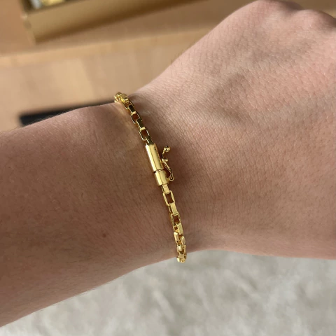 PULSEIRA ELO CHAPADO 3MM