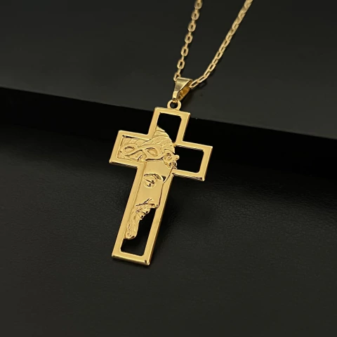 PINGENTE CRUZ C/ CRISTO 2,2x3,5CM - comprar online