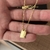 ESCAPULÁRIO DEUS É FIEL DETALHE - CADEADO 2MM na internet