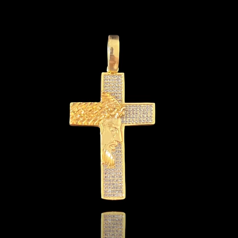 CRUZ C/ CRISTO G CRAVEJADA - 3,5x5cm