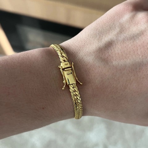 PULSEIRA GRUMET CUBAN 6MM