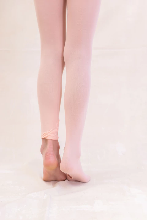 Can can ballet técnica salmón