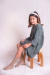 Tres cuartos guarda calada beige - canandcan