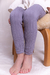 Leggings media estación gris denim