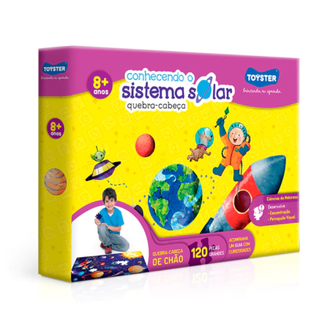 Quebra-Cabeça Conhecendo O Sistema Solar - comprar online