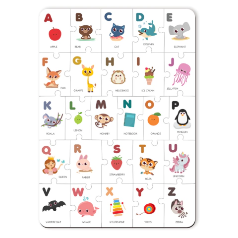 Quebra-Cabeça Alfabeto Inglês