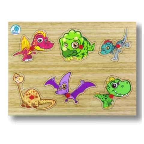 Quebra-Cabeça Dinos Com Pinos