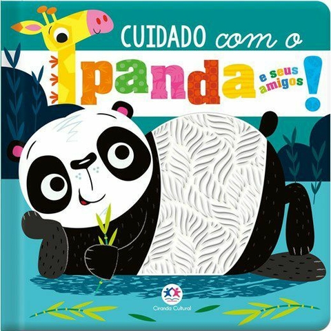 Livro Toque e sinta Cuidado com o Panda e seus amigos
