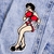 Patch Bordado Clara Bow Boxeadora Old School Tradcore
