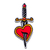 Patch Bordado Broken Heart - comprar online