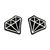 2 Patches Bordados Diamante - comprar online