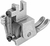 Calcador com Rolete Recartilhado Ajustável em pressão Maquina Reta Industrial COD: JY311 - comprar online