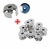 Kit 01 Caixa de Bobina para Maquina Reta Industrial + 10 Bobina Baixa Metal para Maquina Reta Industrial