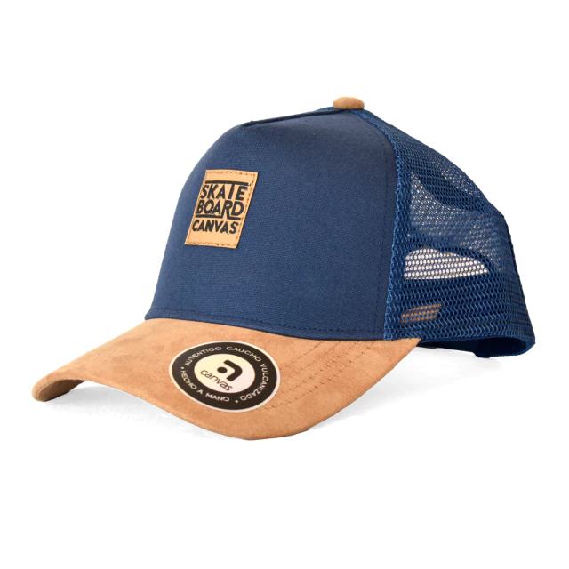 Gorra trucker PREMIUM c/visera gamuzada