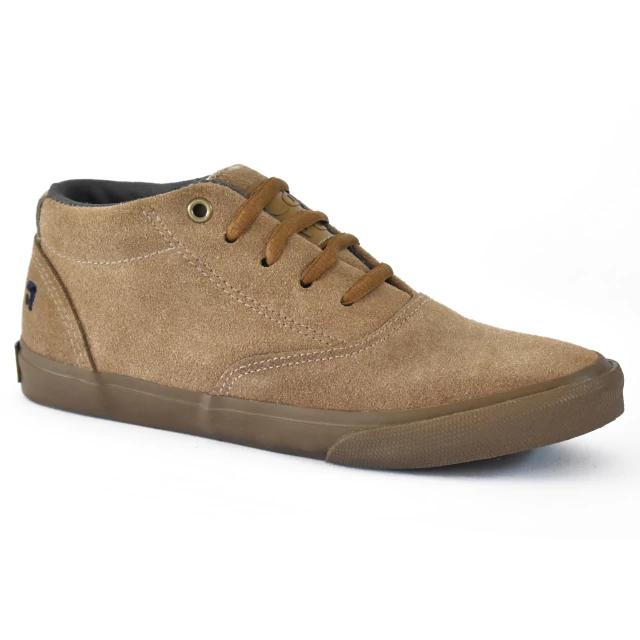 Zapatilla caña alta MONTANA de cuero descarne gamuzado — imagen 14