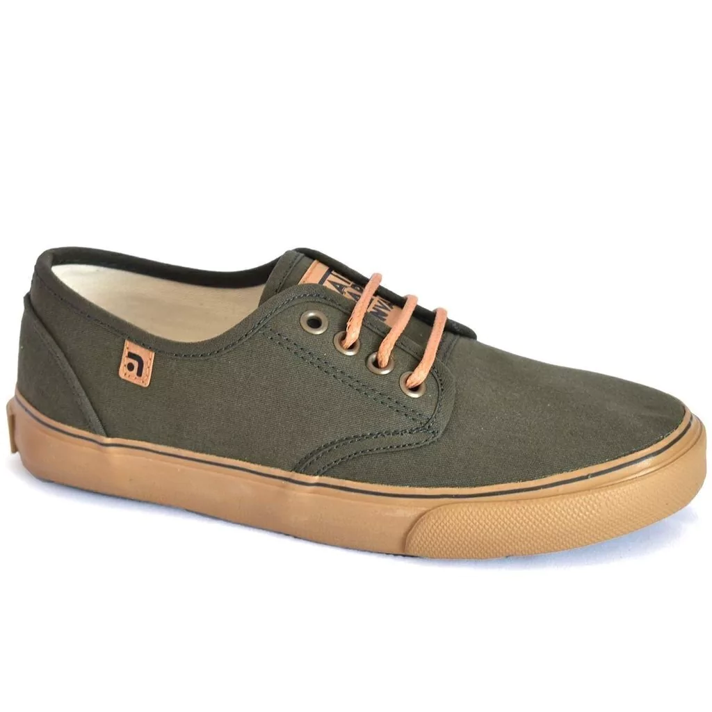 Zapatilla Brooklyn lona base caramelo