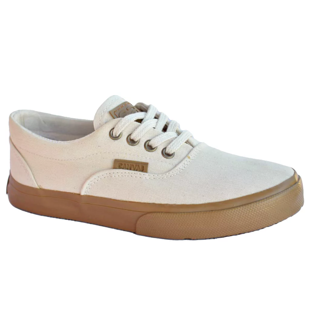 Zapatilla Royal lona base caramelo