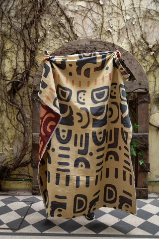 Manta Tejida, Oasis, 155 x 195 cm